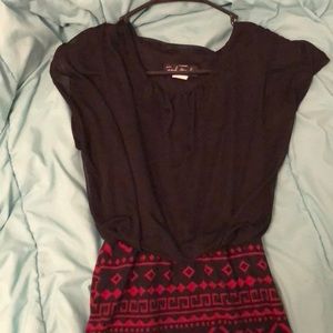 Tight Black and red dress